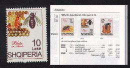 Albania Bees Apiculture 10 Leke ERROR 1995 MNH SG#2600var MI#2559II - Albanien