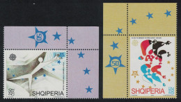 Albania 50th Anniversary Of Europa Stamps 2v Corners 2005 MNH SG#3065-3066 MI#3045-3046 - Albanien