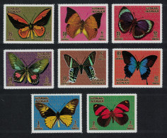 Ajman Butterflies 8v 1971 MNH MI#747A-754A - Adschman