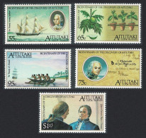 Aitutaki Bicentenary Of Discovery By Captain Bligh 5v 1989 MNH SG#596-600 - Aitutaki