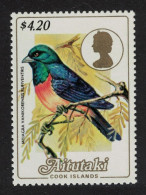 Aitutaki Red-bellied Flycatcher Bird 1985 MNH SG#492 - Aitutaki