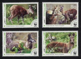 Afghanistan WWF Himalayan Musk Deer 4v 2004 MNH - Afganistán