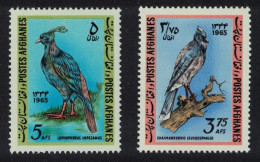 Afghanistan Lanceolated Jay Himalayan Monal Pheasant Birds 2v 1965 MNH SG#544-545 - Afghanistan