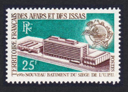 Afar And Issa New UPU Headquarters Building 1970 MNH SG#548 Sc#342 - Unused Stamps