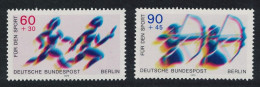 Berlin Archery Relay Running Sport Promotion Fund 2v 1979 MNH SG#B571-B572 - Ungebraucht