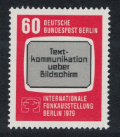 Berlin International Telecommunications Exhibition 1979 Berlin 1979 MNH SG#B575 - Unused Stamps