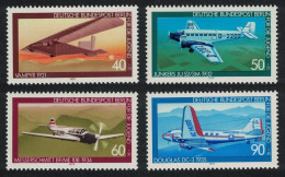 Berlin History Of Aviation 2nd Series 4v 1979 MNH SG#B567-B570 - Ongebruikt