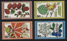 Berlin Woodland Flowers And Fruit 4v 1979 MNH SG#B582-B585 MI#607-610 - Unused Stamps