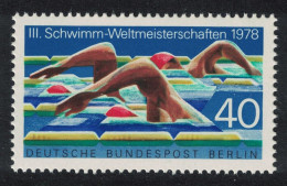 Berlin 3rd World Swimming Championships 1978 MNH SG#B555 - Neufs