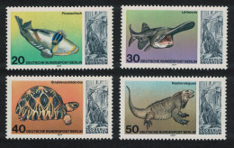 Berlin Fish Tortoise Iguana Aquarium 4v 1977 MNH SG#B536-B539 - Unused Stamps