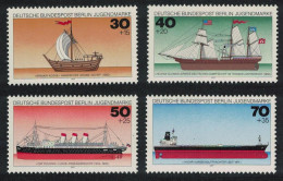 Berlin Ships Youth Welfare Series 4v 1977 MNH SG#B527-B530 - Unused Stamps