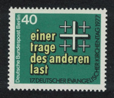 Berlin 17th Evangelical Churches Day 1977 MNH SG#B532 - Nuovi