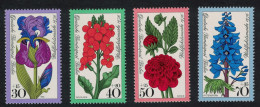 Berlin Garden Flowers 4v 1976 MNH SG#B508-511 MI#524-527 - Ongebruikt