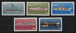 Berlin Pleasure Boats 5v 1975 MNH SG#B467-B471 - Neufs