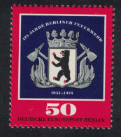 Berlin 125th Anniversary Of Berlin Fire Service 1976 MNH SG#B507 - Unused Stamps