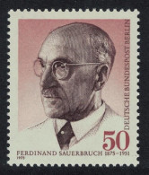 Berlin Birth Centenary Of Ferdinand Sauerbruch Surgeon 1975 MNH SG#B476 - Neufs