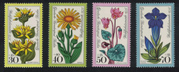 Berlin Alpine Flowers 4v 1975 MNH SG#B494-B497 MI#510-513 - Unused Stamps