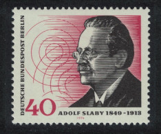 Berlin 125th Birth Anniversary Of Adolf Slaby Radio Pioneer 1974 MNH SG#B450 - Neufs