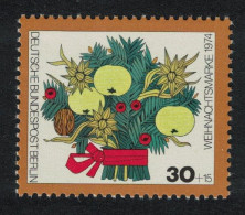 Berlin Christmas Inscr 'WEIHNACHTSMARKE' 1974 MNH SG#B461 - Unused Stamps