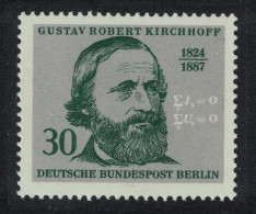 Berlin 150th Birth Anniversary Of Gustav R Kirchhoff Physicist 1974 MNH SG#B449 - Ungebraucht
