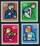 Berlin Youth Welfare Youth Activities 4v 1974 MNH SG#B452-B455 - Unused Stamps