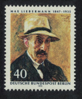 Berlin 125th Birth Anniversary Of Max Liebermann Painter 1972 MNH SG#B422 - Neufs