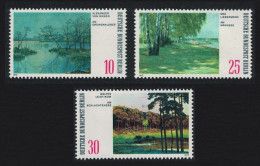 Berlin Paintings Of Berlin Lakes 3v 1972 MNH SG#B418-B420 - Unused Stamps