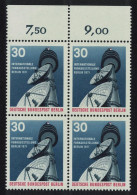 Berlin West Berlin Broadcasting Exhibition 1971 Block Of 4 Top Margin 1971 MNH SG#B392 - Ongebruikt