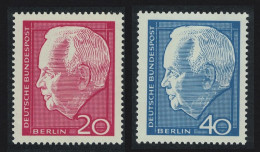 Berlin President Luebke 2v 1964 MNH SG#228-229 - Neufs