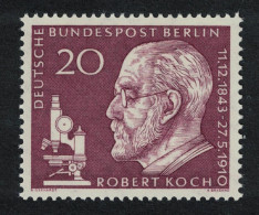 Berlin 50th Death Anniversary Of Robert Koch Bacteriologist 1960 MNH SG#B186 - Neufs