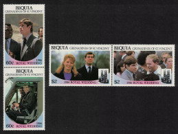 Bequia Royal Wedding 4v 1986 MNH Sc#232-235 - St.Vincent & Grenadines