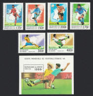 Benin World Cup Football Championship France 1998 6v+MS 1997 MNH SG#1614-MS1620 - Bénin – Dahomey (1960-...)