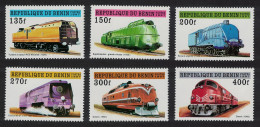 Benin Railway Locomotives 6v 1997 MNH SG#1607-1612 - Bénin – Dahomey (1960-...)