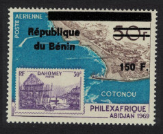 Benin 'PhilexAfrique' Ovpt 150F 1996 MNH MI#739 - Benin - Dahomey (1960-...)