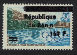 Benin Grenoble Winter Olympic Games Ovpt 150F 1996 MNH MI#719 - Benin – Dahomey (1960-...)