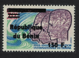 Benin International Labour Org 70F Ovpt 150F 1996 MNH MI#731 - Benin – Dahomey (1960-...)