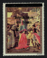 Benin 'The Adoration Of The Magi' Painting By Botticelli Ovpt 1996 MNH MI#754 - Benin – Dahomey (1960-...)