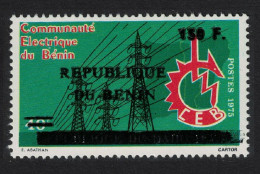 Benin Electricity Ovpt 150F 1996 MNH MI#726 - Benin – Dahomey (1960-...)