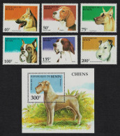 Benin Dogs 6v+MS 1995 MNH SG#1305-MS1311 - Benin - Dahomey (1960-...)