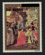 Benin 'The Adoration Of The Magi' Painting By Botticelli Ovpt 1993 MNH SG#1236 MI#604 - Bénin – Dahomey (1960-...)
