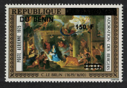 Benin 'Adoration Of The Shepherds' Painting By Le Brun Ovpt 1994 MNH MI#602 - Bénin – Dahomey (1960-...)