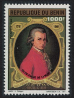 Benin Wolfgang Amadeus Mozart Composer 1991 MNH SG#1156 MI#509 - Benin - Dahomey (1960-...)