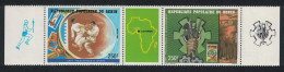 Benin Judo Philexafrique Strip 1985 MNH SG#999-1000 - Bénin – Dahomey (1960-...)