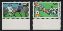Benin World Cup Football Championship Spain 2v Margins 1982 MNH SG#854-855 - Benin - Dahomey (1960-...)