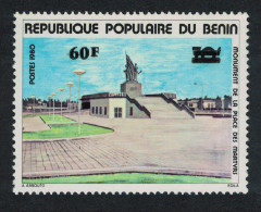 Benin Martyrs Square Cotonou Ovpt 60F/70F 1983 MNH SG#881 MI#308 - Benin - Dahomey (1960-...)