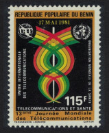 Benin World Telecommunications Day. 1981 MNH SG#829 MI#261 - Bénin – Dahomey (1960-...)
