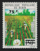 Benin Cotton Plantation Ovpt 75F/150F 1983 MNH SG#903 MI#335 - Benin - Dahomey (1960-...)