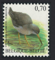 Belgium Redshank 'Chevalier Gambette' 70c Bird Buzin 2002 MNH SG#3704 MI#3187 - Unused Stamps