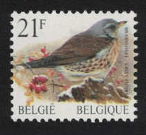 Belgium Fieldfare Bird Buzin 'Grive Litorne' 21f Sheet Stamp 1998 MNH SG#3315 MI#2844 Sc#1715 - Ungebraucht