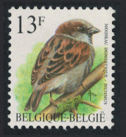 Belgium House Sparrow Bird Buzin 'Moineau Domestique' 13f 1994 MNH SG#3087 MI#2585x Sc#1446 - Unused Stamps